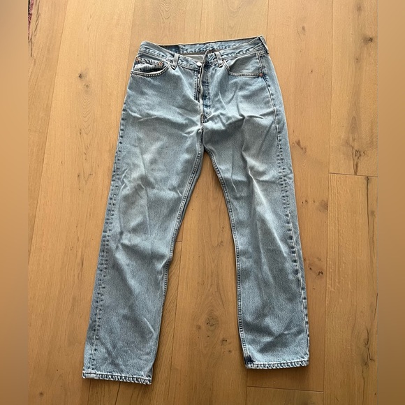 LEVIS VINTAGE 501 Jeans 34L x 32W - Picture 3 of 10